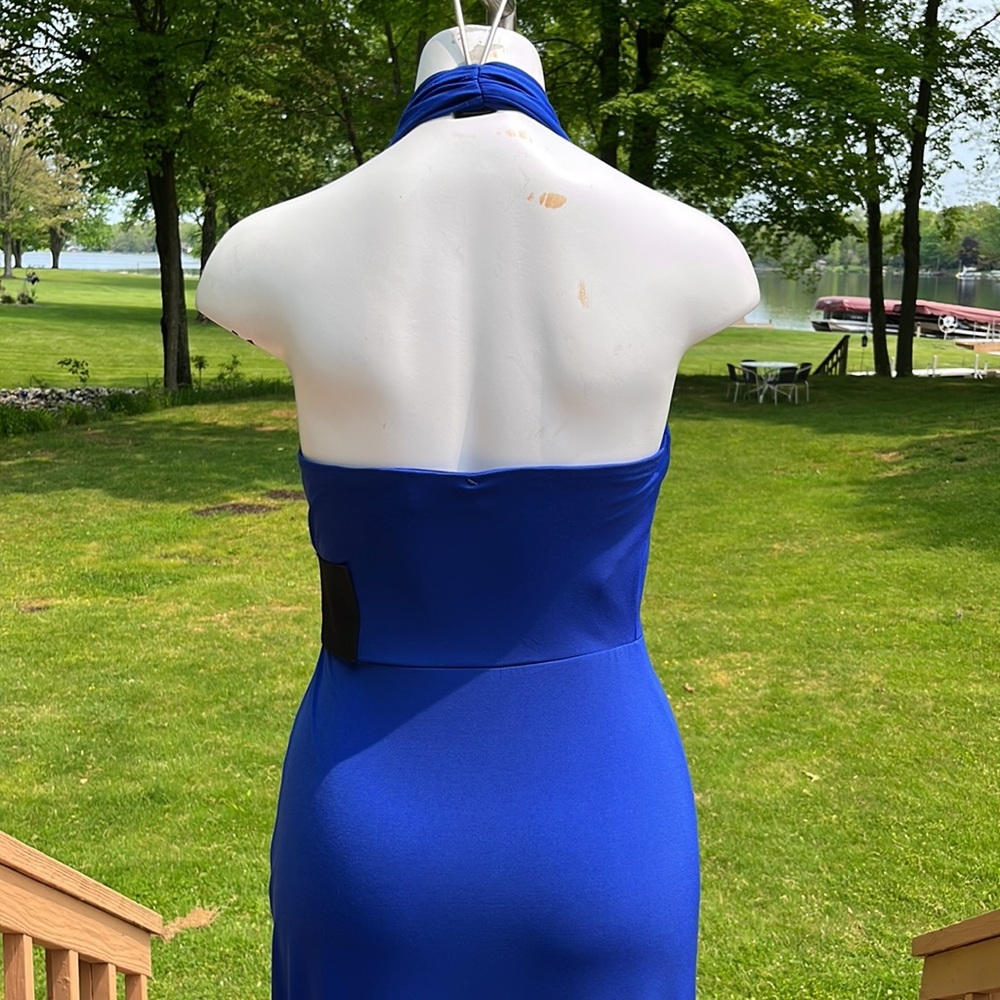Calvin Klein glam halter gown S - Picture 4 of 10